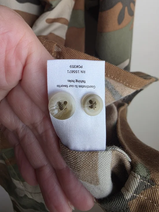 NWT Poncho Outdoors The Deep Search Performance Fishing Shirt - Camo - XL - Picture 14 of 17